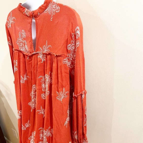 Lulus No One Quite Like You Shift Dress Orange M - Picture 5 of 13